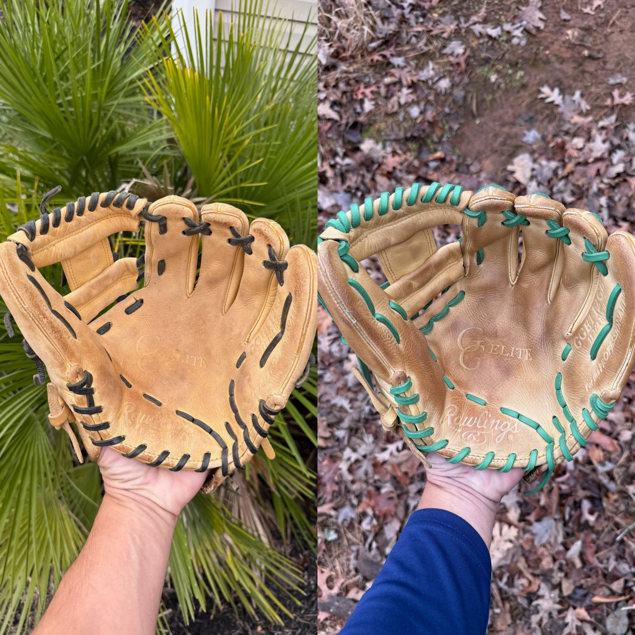 Rawlings GG Elite full service with green lace