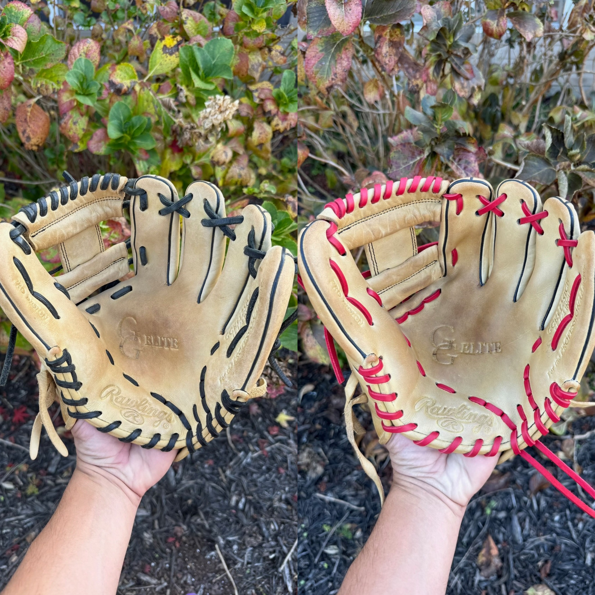 Rawlings GG Elite full service with red lace