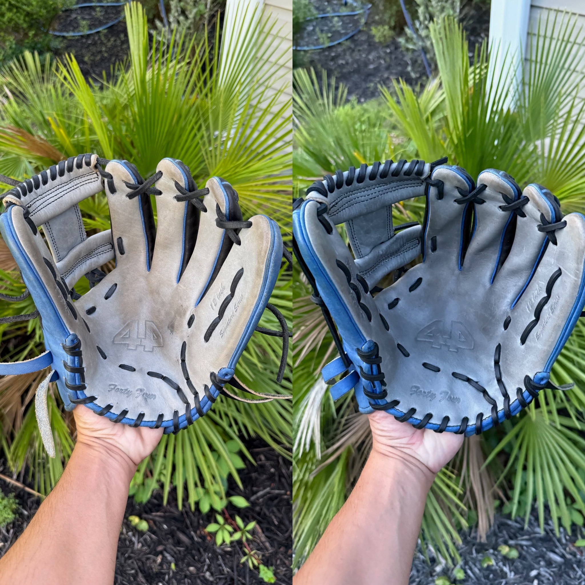 44 pro custom glove full service with black lace