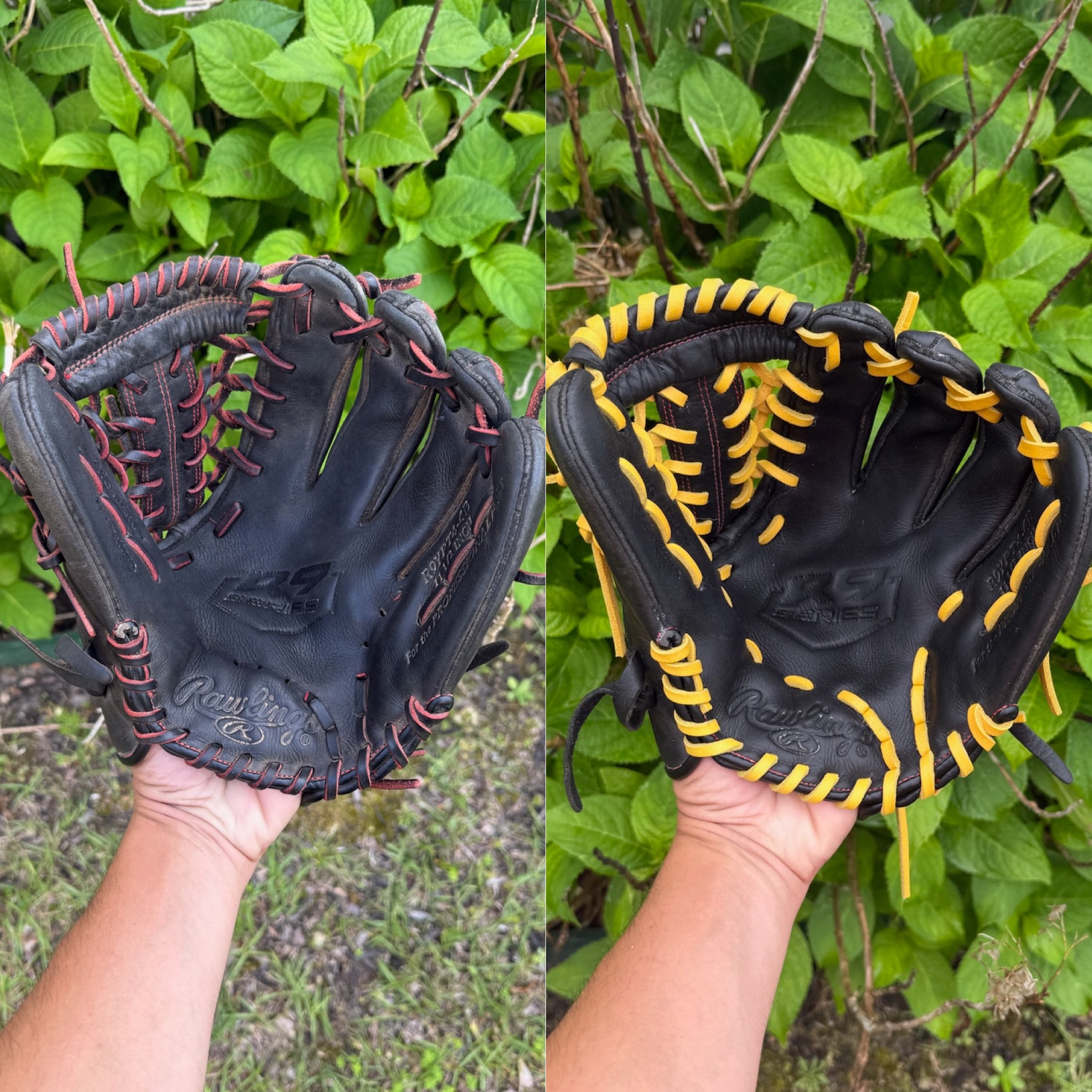 Rawlings R9 full clean and condition with yellow lace