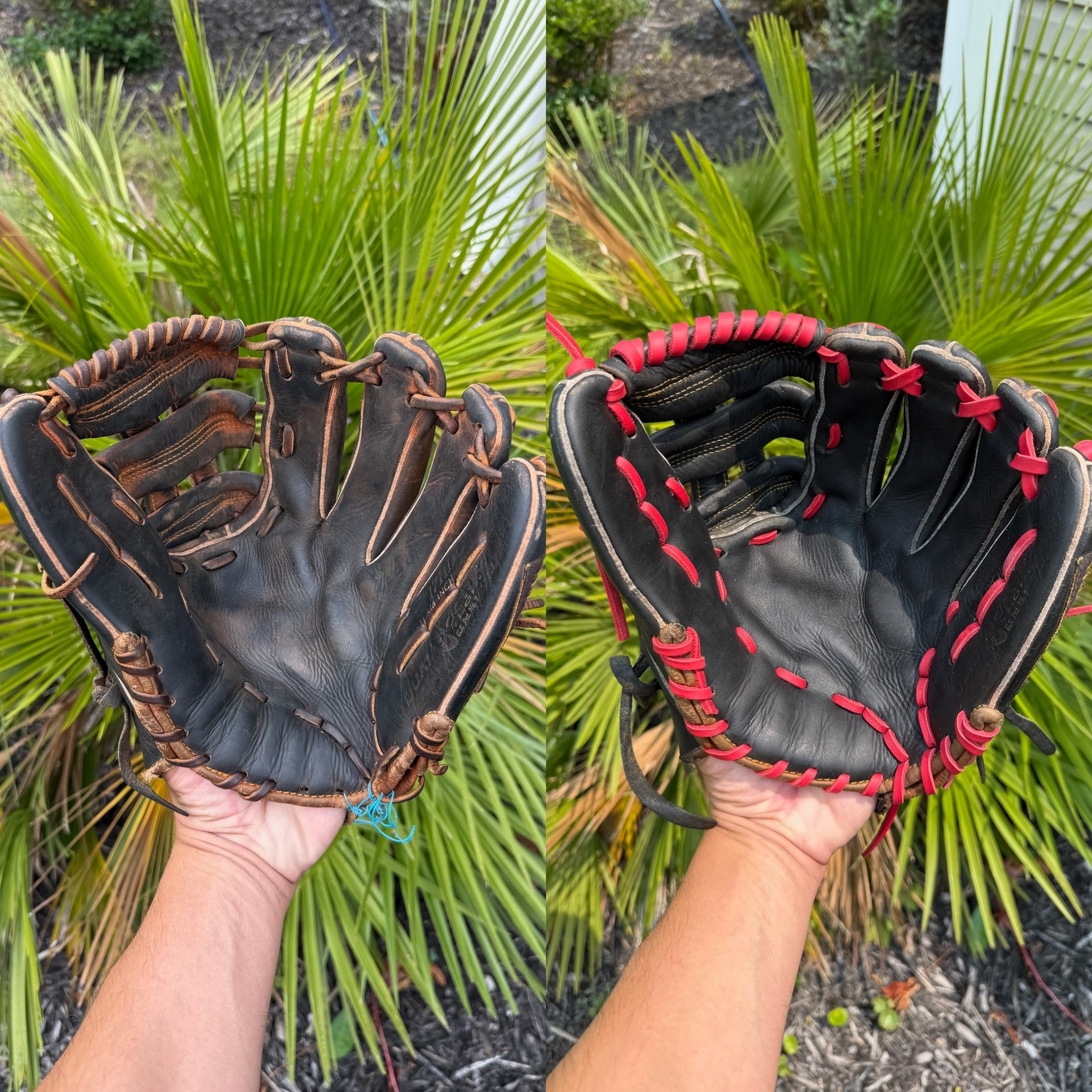 Rawlings Heart of the Hide full clean and condition with red lace