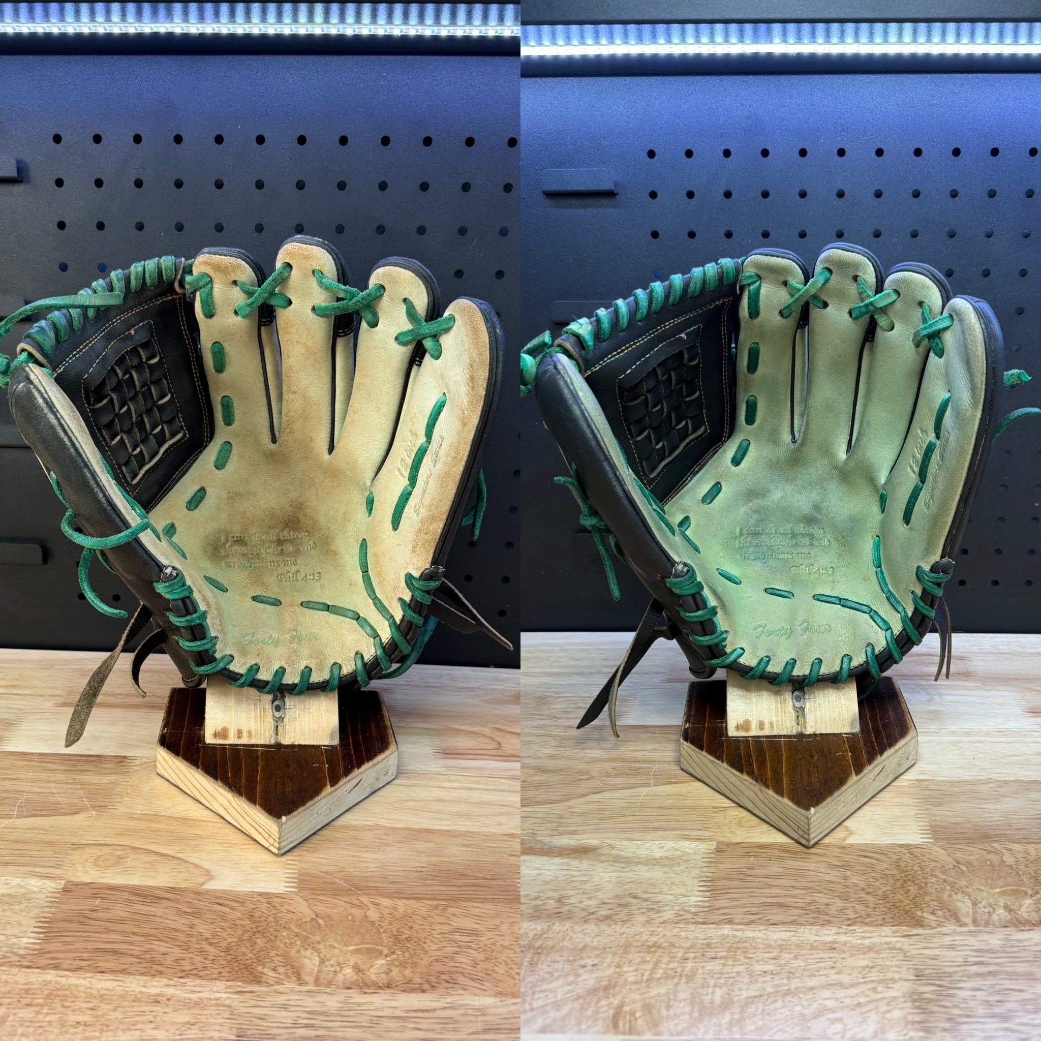 44 Pro Custom, clean, condition, basket web with green lace