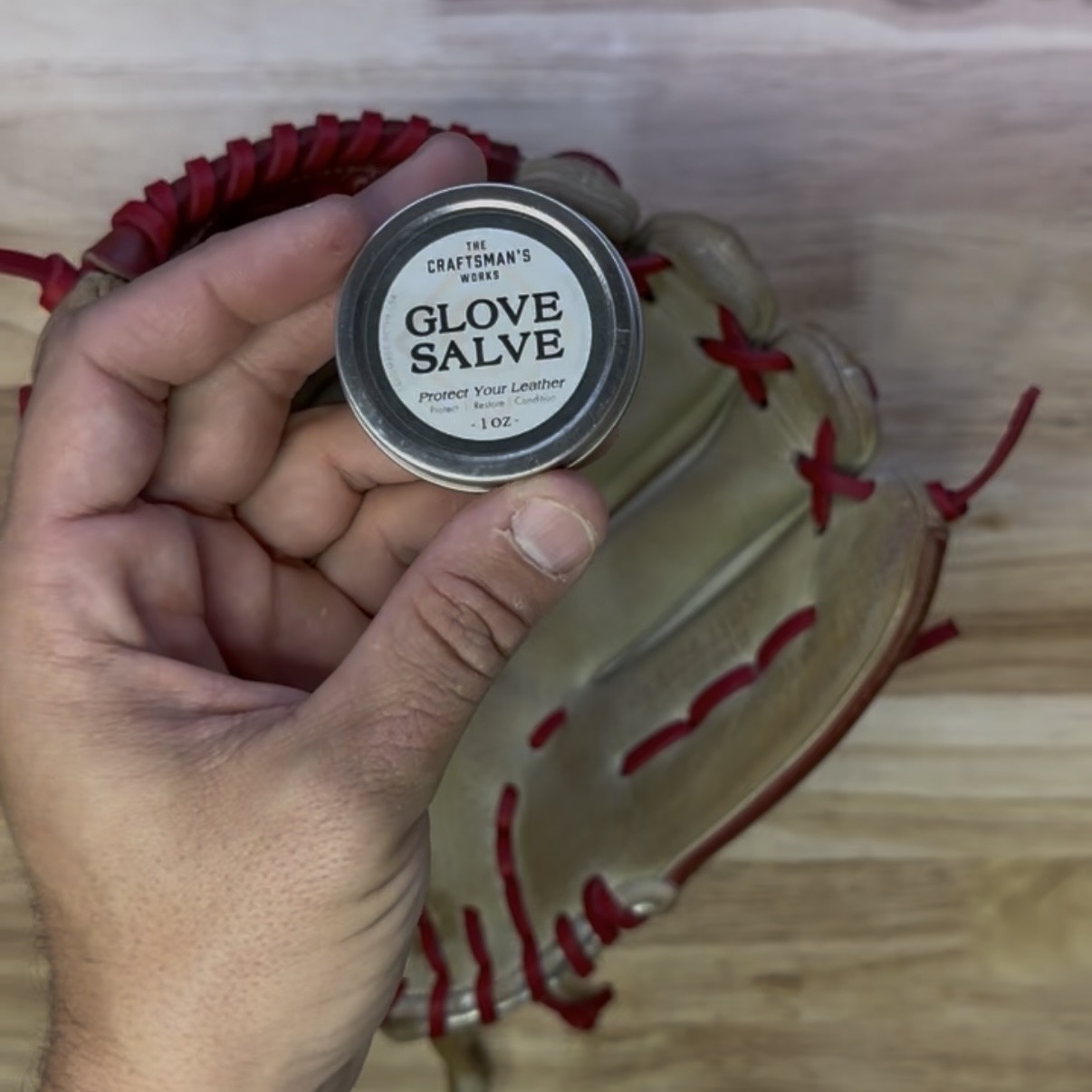 Conditioning finished glove